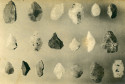 Artefatos líticos do Monte Brandberg. Fotografia de autoria desconhecida. Coleção Reinhard Maack. Acervo Museu Paranaense.