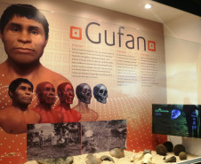 Exposição "Gufan – o Paranaense de dois mil anos” no Museu Paranaense