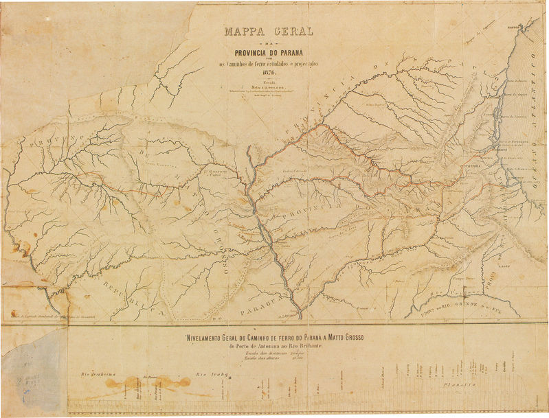 Mapa do Paraná de 1876