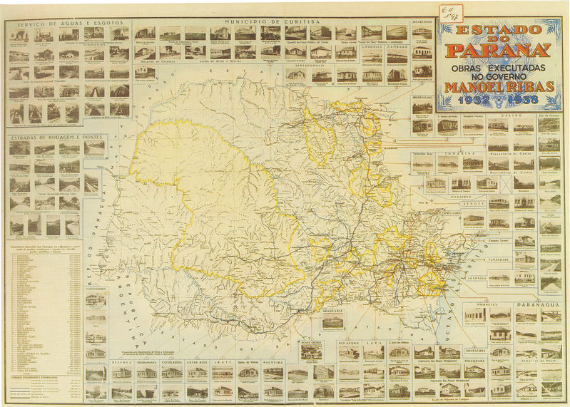 Mapa do Paraná de 1932