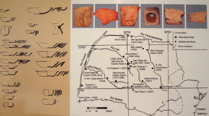 MApa da Região de Guairá