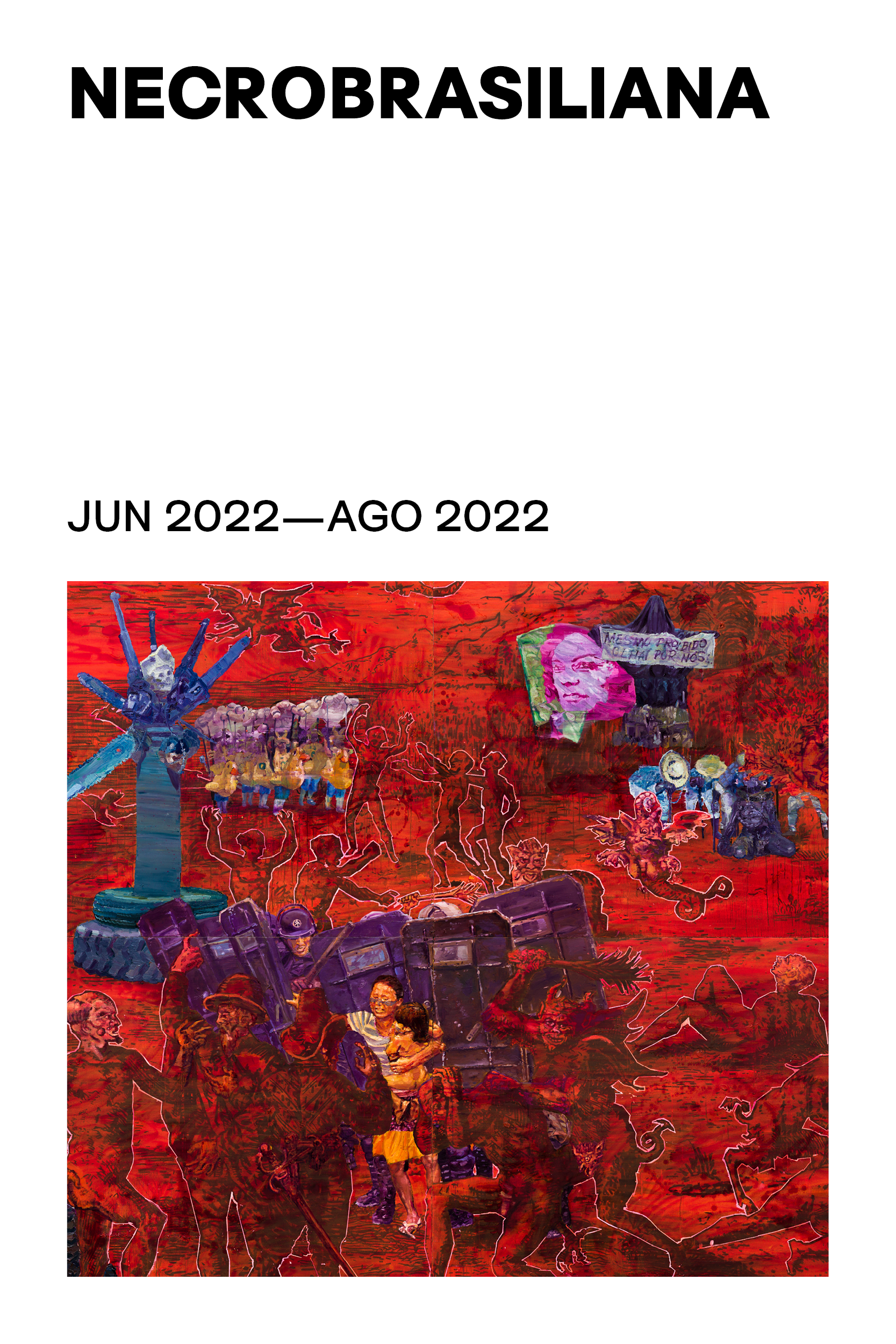 Banner exposições Necrobrasiliana