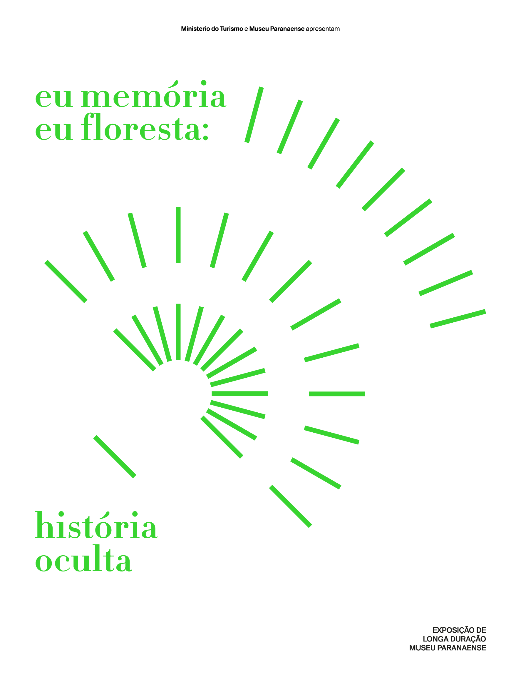 Capa do jornal da exposição "Eu memória eu floresta: história oculta"