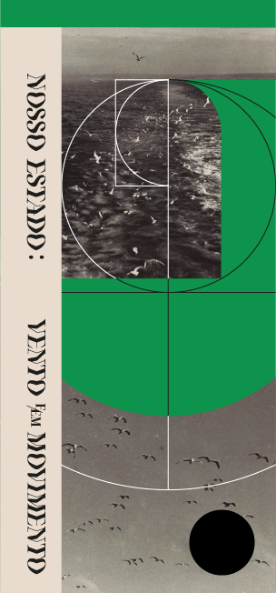 Capa do folder da exposição Nosso Estado: vento e/em movimento