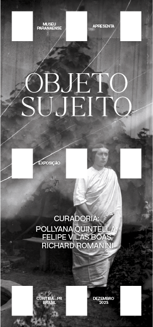 Capa de folder da exposição Objeto Sujeito
