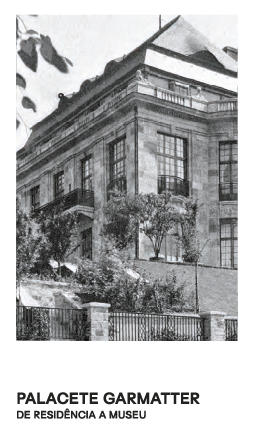 Capa do folder da exposição Palacete Garmatter
