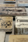 Pedras litográficas da antiga Impressora Paranaense que integram a mostra "Gravado".
