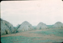 Construções em Aldeia Xavante, Mato Grosso/Brasil, 1955. Diapositivo cromogêneo. Coleção Vladimir Kozák. Acervo Museu Paranaense.