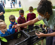 Oficina "Plantar o Amanhã: fazendo uma horta no museu" | Programa Público "Se enfiasse os pés na terra: relações entre humanos e plantas"