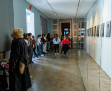Abertura da exposição "Miragem", de ciber_org (Foto: Vitor Dias/Mar Aberto Produtora)