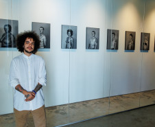 Abertura da exposição "Miragem", de ciber_org (Foto: Vitor Dias/Mar Aberto Produtora)