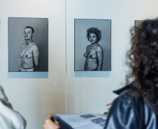 Abertura da exposição "Miragem", de ciber_org (Foto: Vitor Dias/Mar Aberto Produtora)