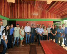 O governador Beto Richa visitou o Parque Estadual Vila Rica do Espirito Santo, em Fenix.
