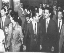 Chegada de Ney Braga à Curitiba em 20 de março de 1964.