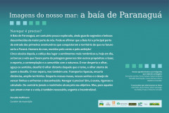 Exposição imagens da Baía de Paranaguá