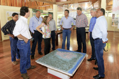 O governador Beto Richa visitou o Parque Estadual Vila Rica do Espirito Santo, em Fenix.Fênix.