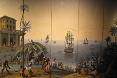 Museu Paranaense abriga painel que representa o Brasil no século XIX