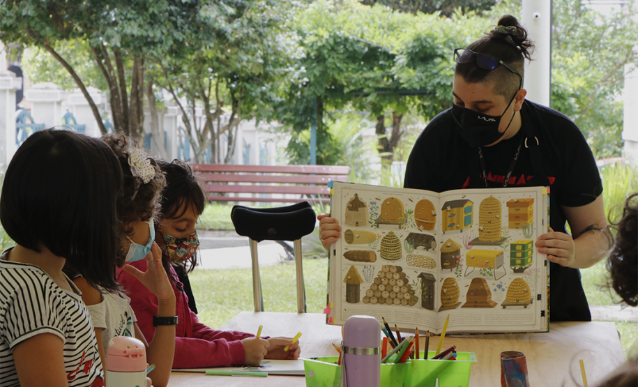 Oficina "Polinizando relações: abelhas e jardins" | Programa Público "Se enfiasse os pés na terra: relações entre humanos e plantas"