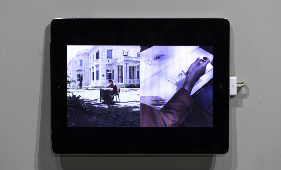 Gustavo Caboco. é indígena a erva-mate/re-contar as páginas em branco, 2020. Vídeo. Acervo Museu Paranaense.