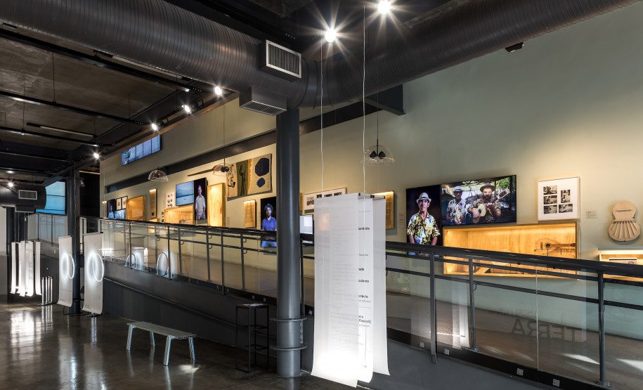 Vistas da exposição "Nosso estado: Vento e/em movimento"