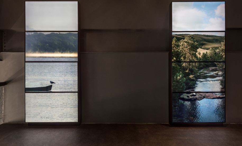 Vistas da exposição "Nosso estado: Vento e/em movimento"