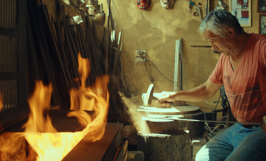 Forja de katana com Edson Suemitsu