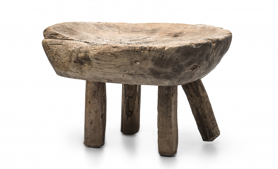 Comunidade Remanescente Quilombola do Limitão. Banco, s.d. Madeira. Acervo Museu Paranaense