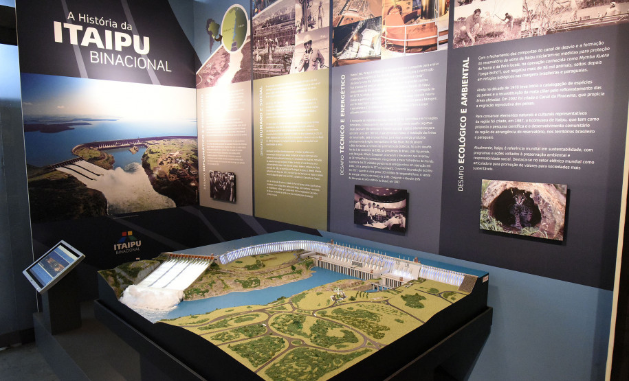Maquete de Itaipu