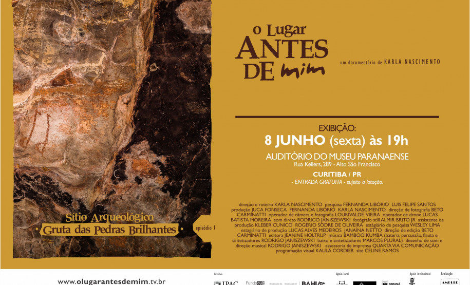 Documentário sobre pinturas rupestres no Oeste baiano será lançado no Museu Paranaense Documentário sobre pinturas rupestres no Oeste baiano será lançado no Museu Paranaense