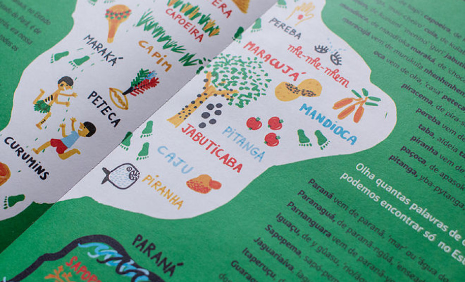 Livro infantil destaca a contribuição indígena à língua portuguesa falada no Brasil Livro infantil destaca a contribuição indígena à língua portuguesa falada no Brasil