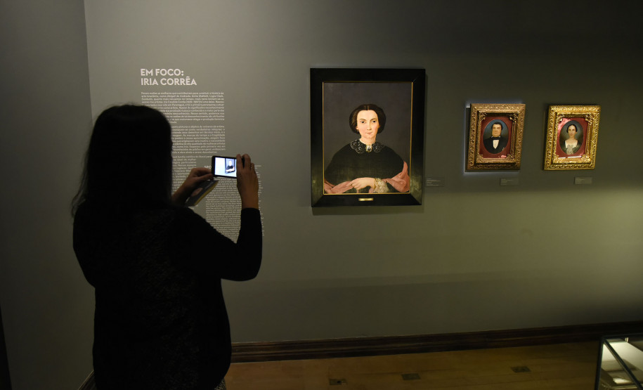 Exposição "Em foco: Iria Corrêa" no Museu Paranaense 15 de julho de 2019.