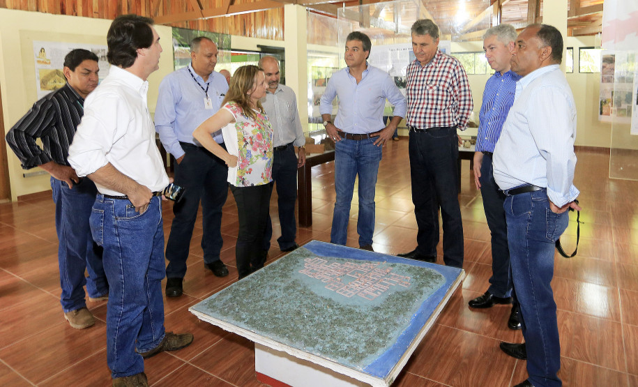 O governador Beto Richa visitou o Parque Estadual Vila Rica do Espirito Santo, em Fenix.Fênix.