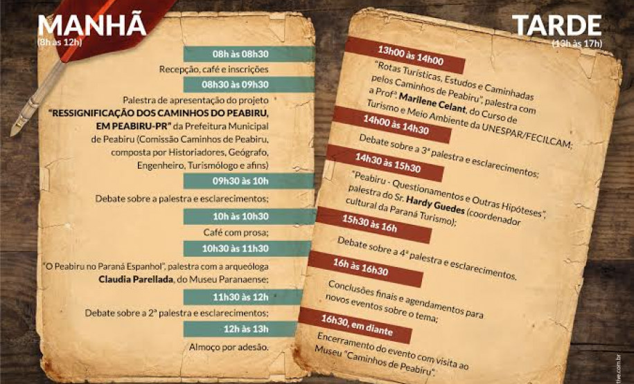 Museu Paranaense participa do I Encontro Paranaense sobre os Caminhos de Peabiru Museu Paranaense participa do I Encontro Paranaense sobre os Caminhos de Peabiru