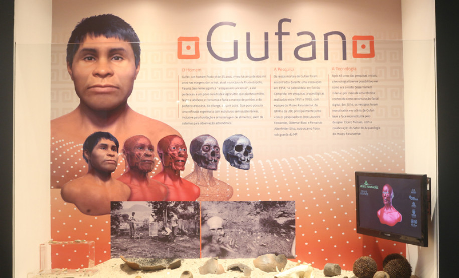 Paranaense de dois mil anos tem face revelada com auxílio de tecnologia 3D