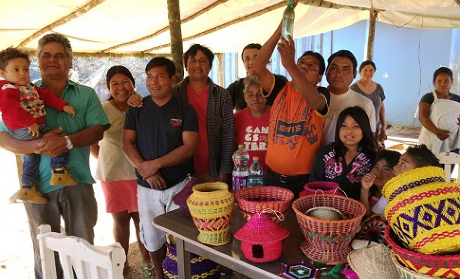 Líderes anciãos Kaingang visitam o Museu Paranaense em agosto